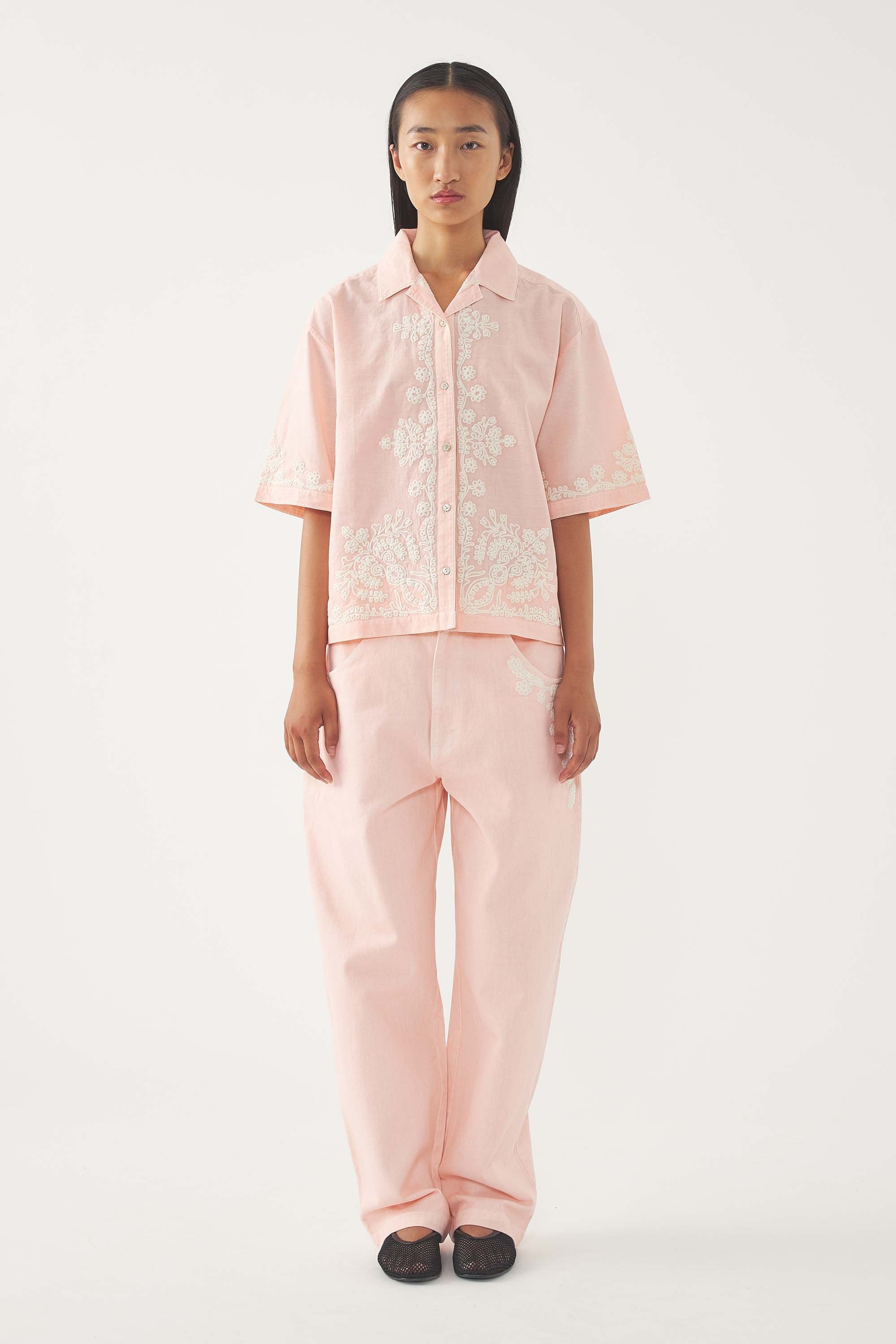 Bestickte Bluse Adonis