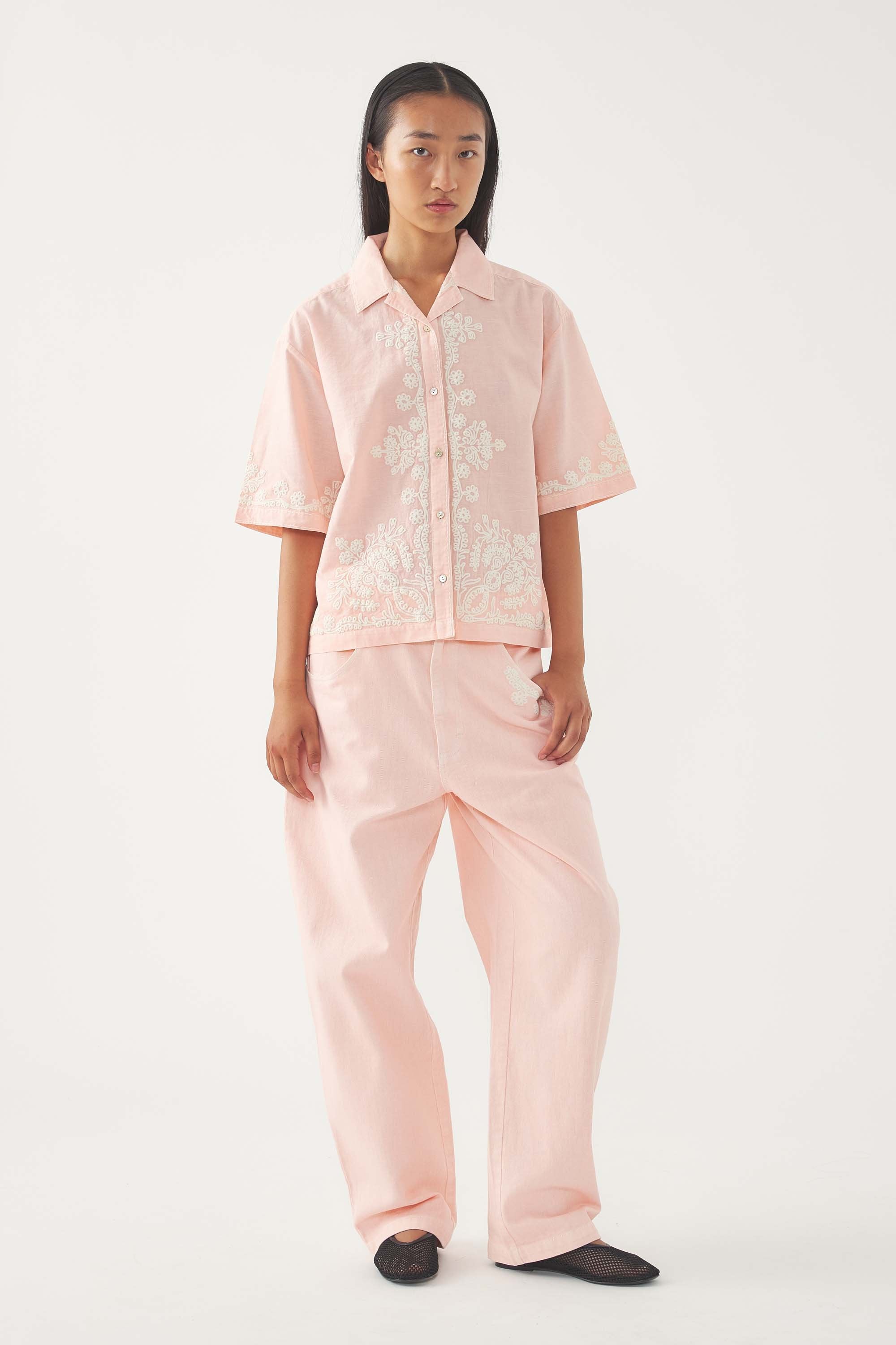Bestickte Bluse Adonis