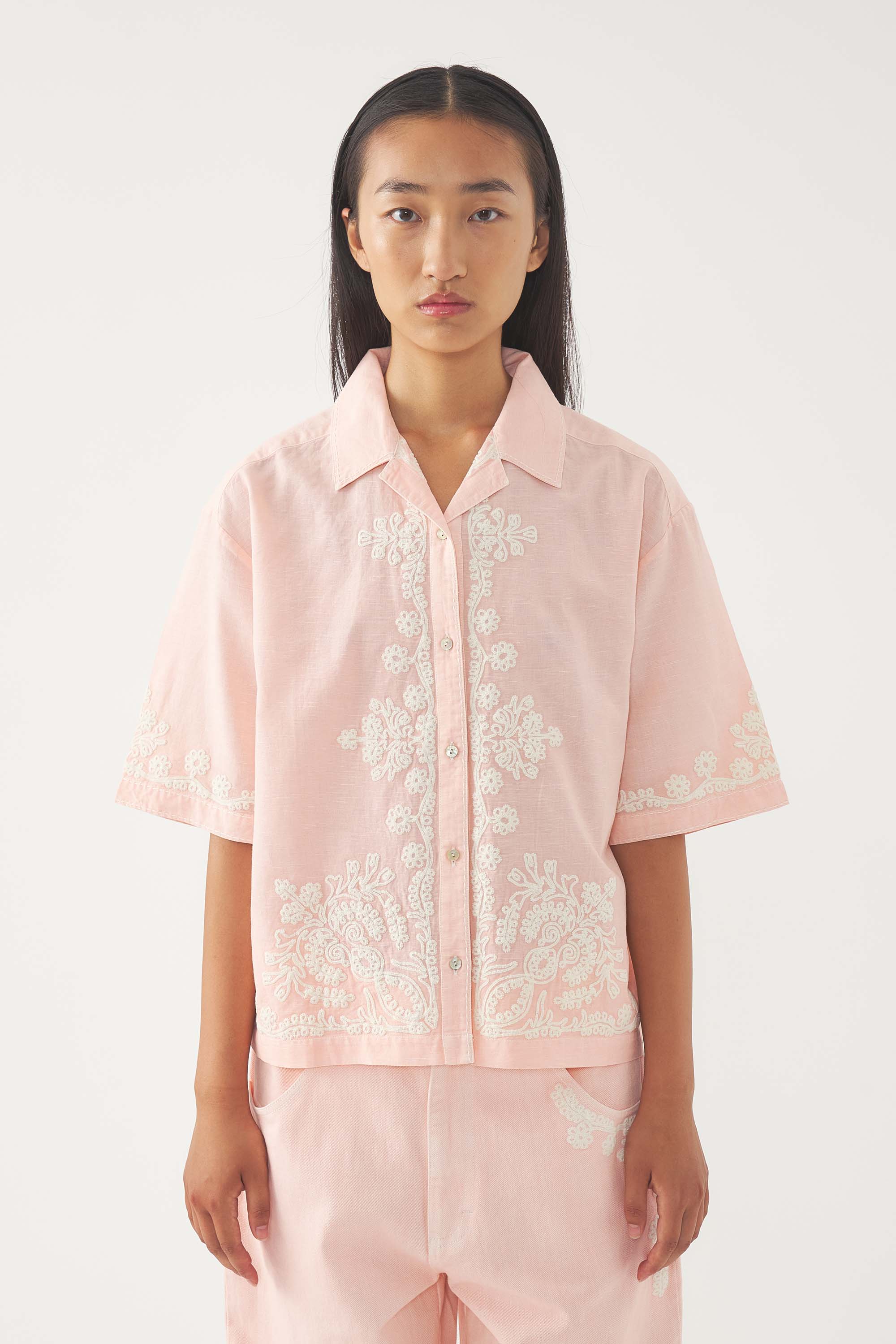 Bestickte Bluse Adonis
