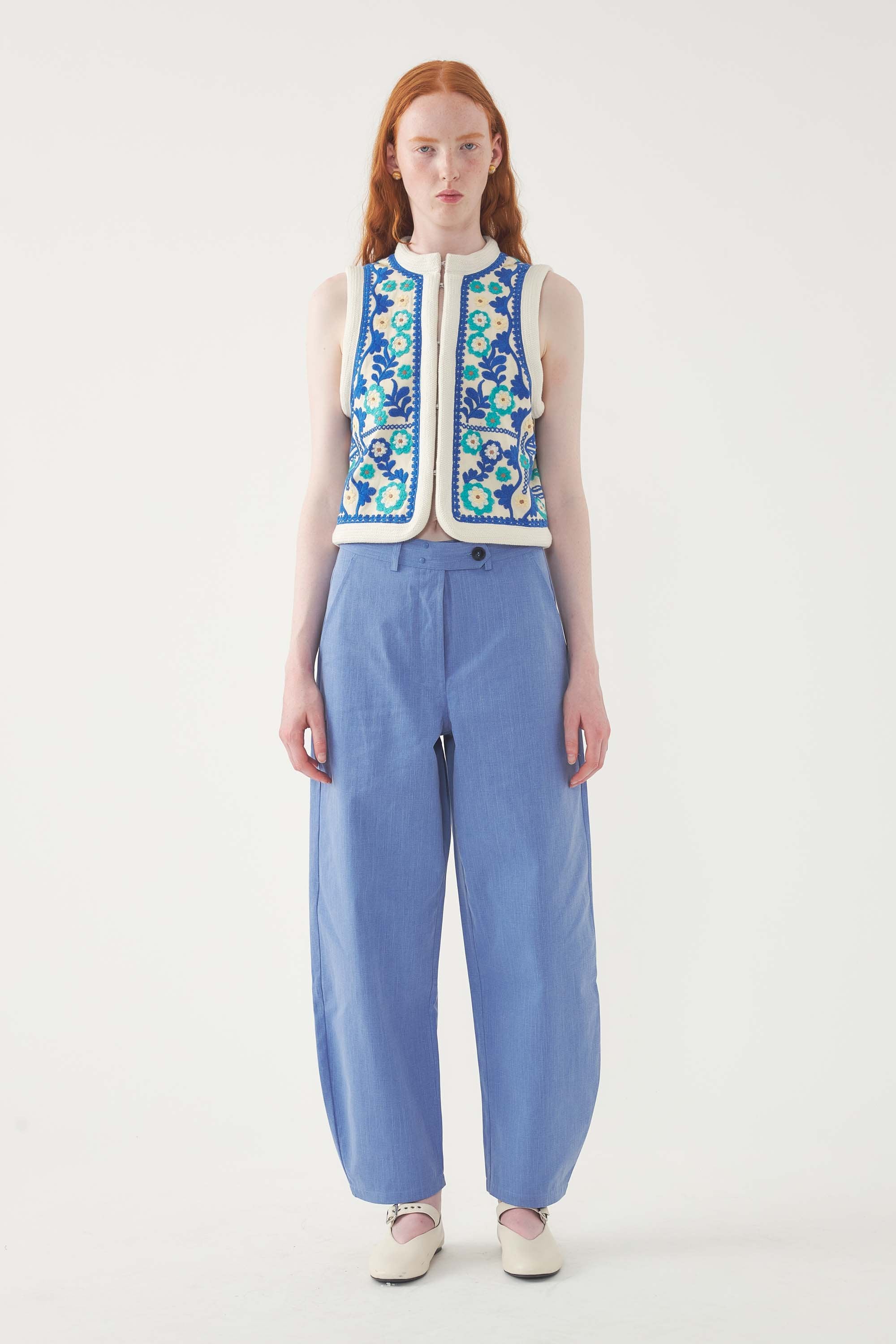 Embroidered Pants Berenice