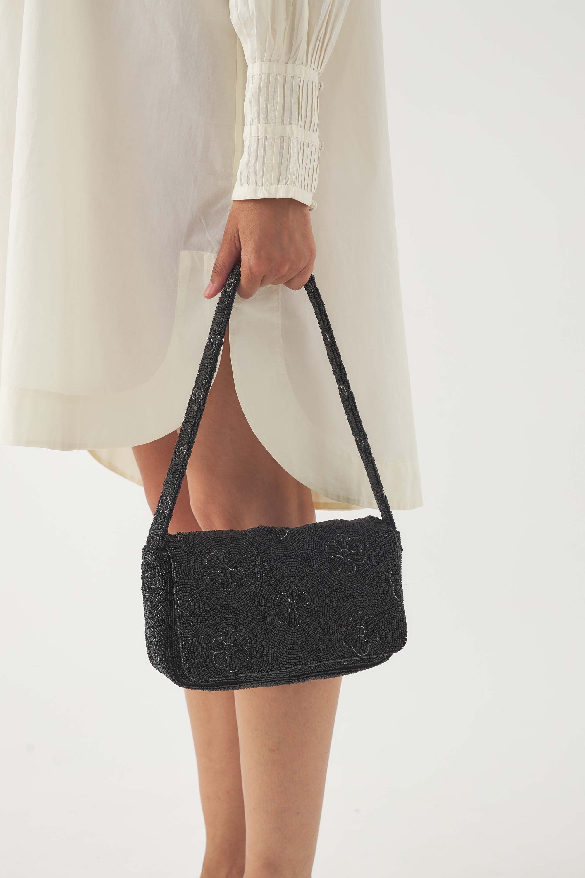 Bolso baguette bordado Marguerite