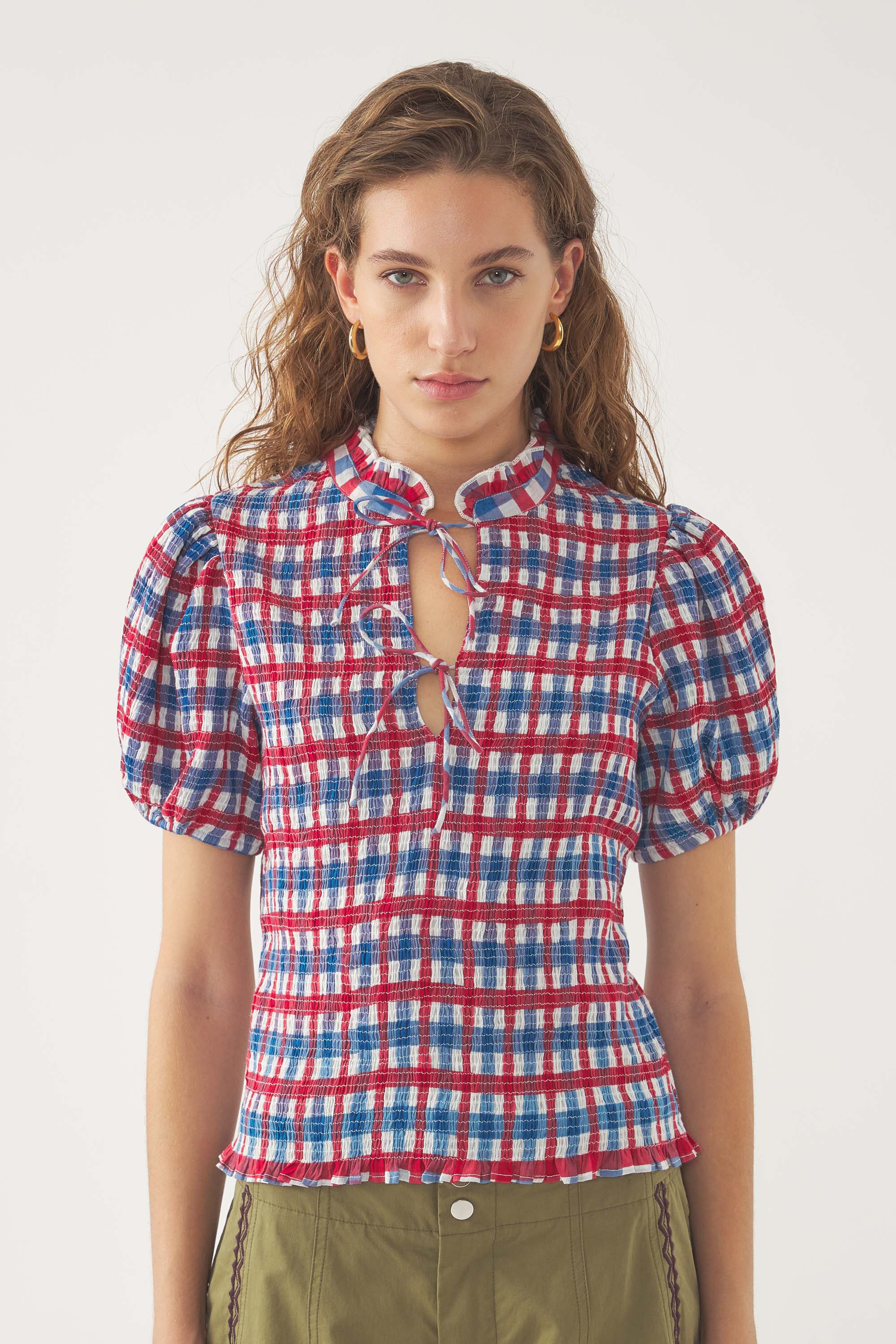 Blusa con smock Polly