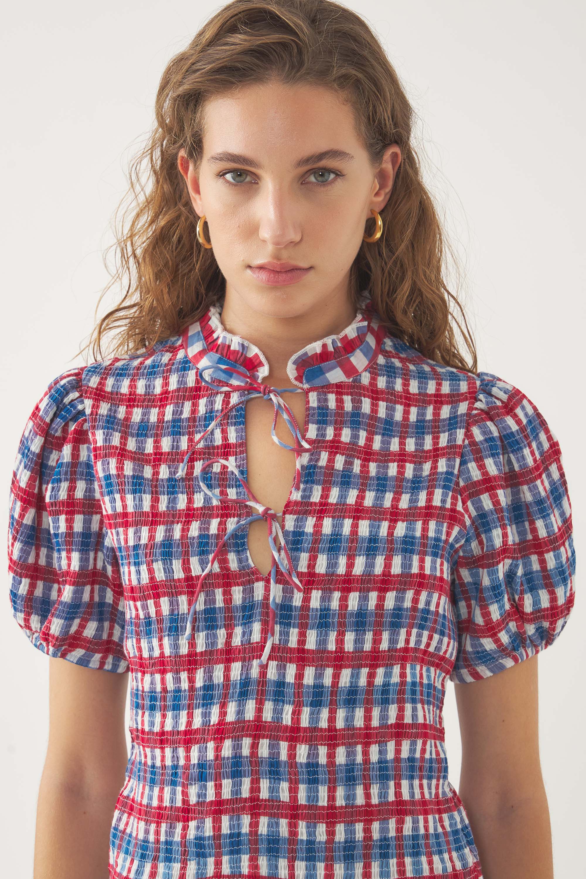 Blusa con smock Polly