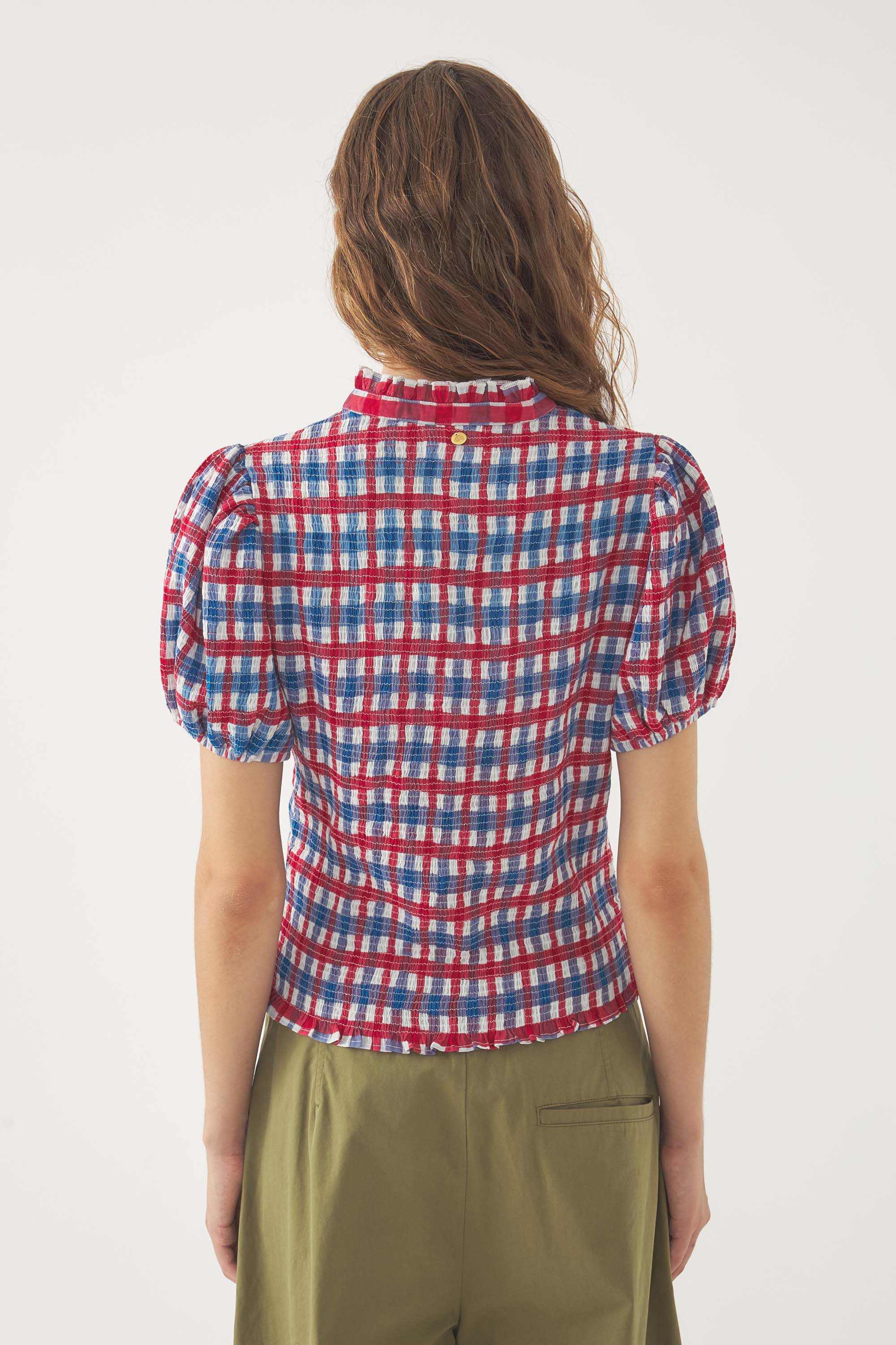 Blusa con smock Polly