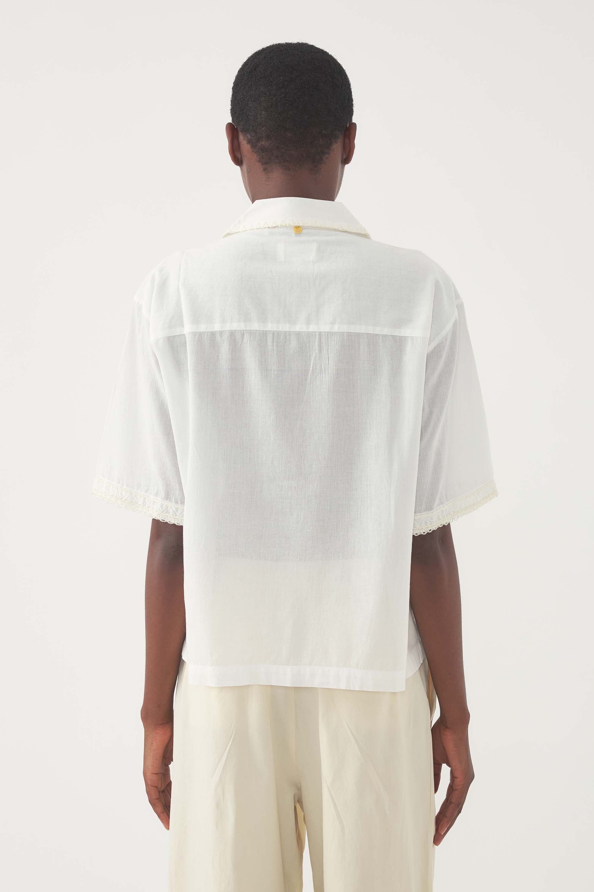 Blouse brodée Suzane