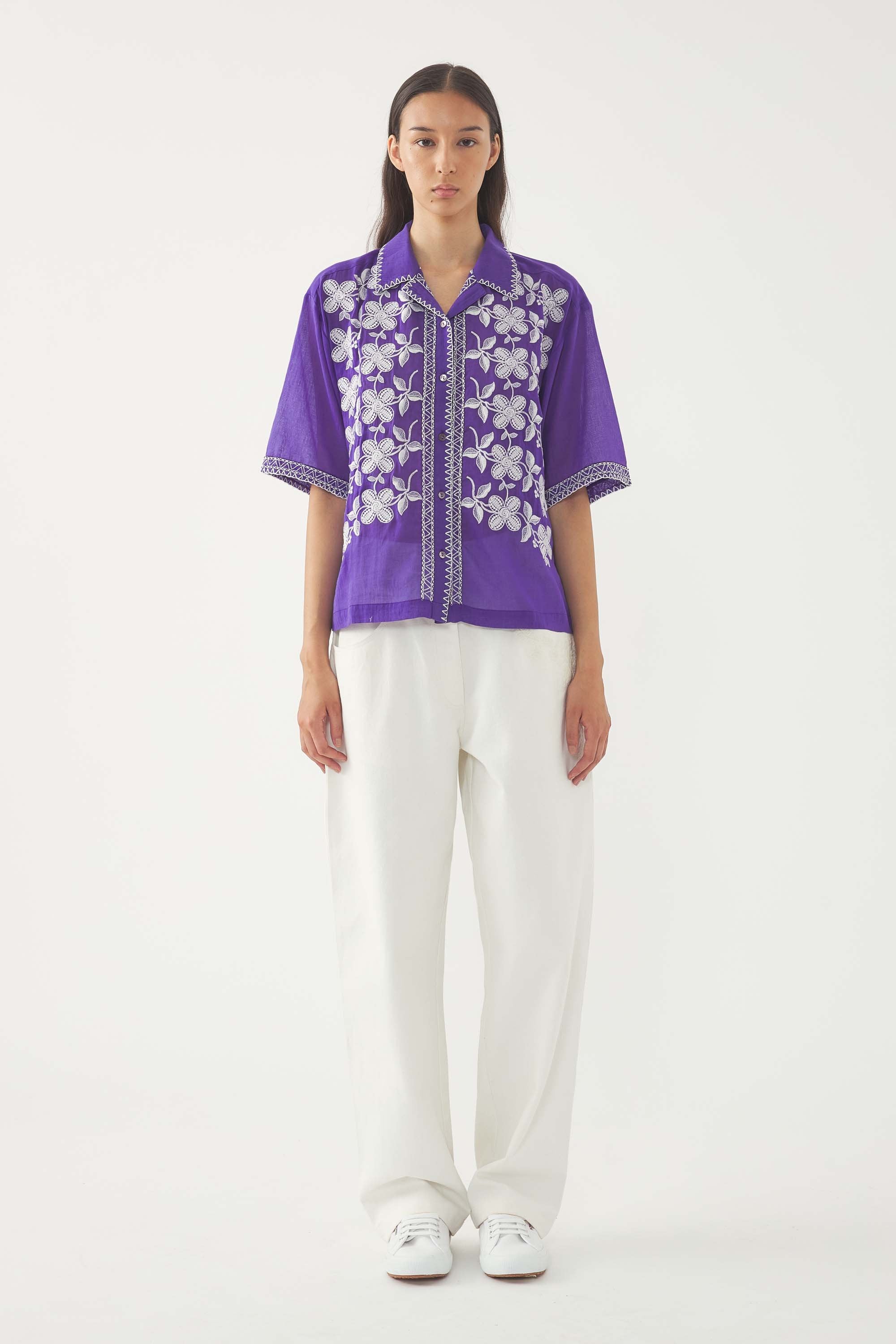 Bestickte Bluse Suzane