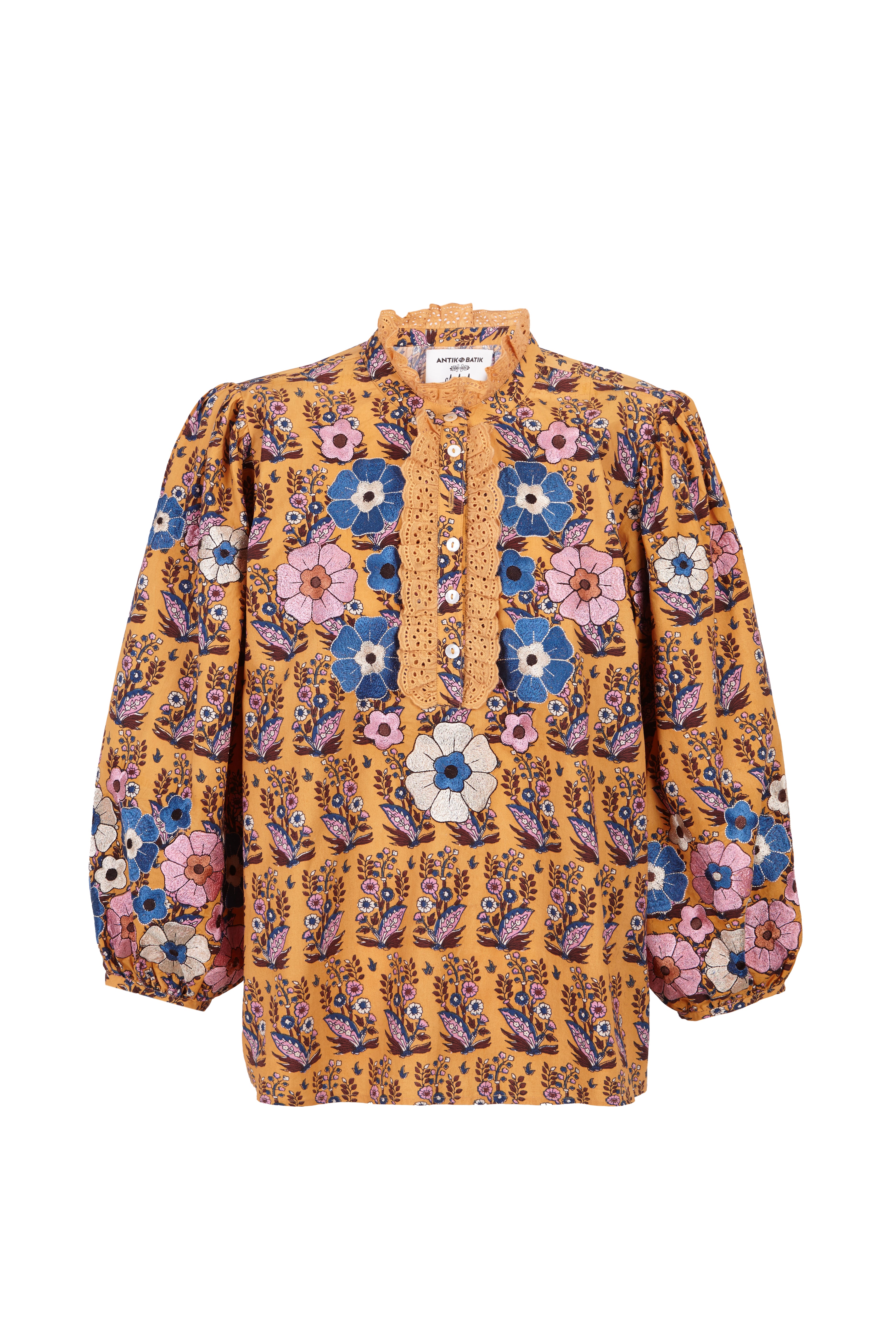Blouse brodée Amantine